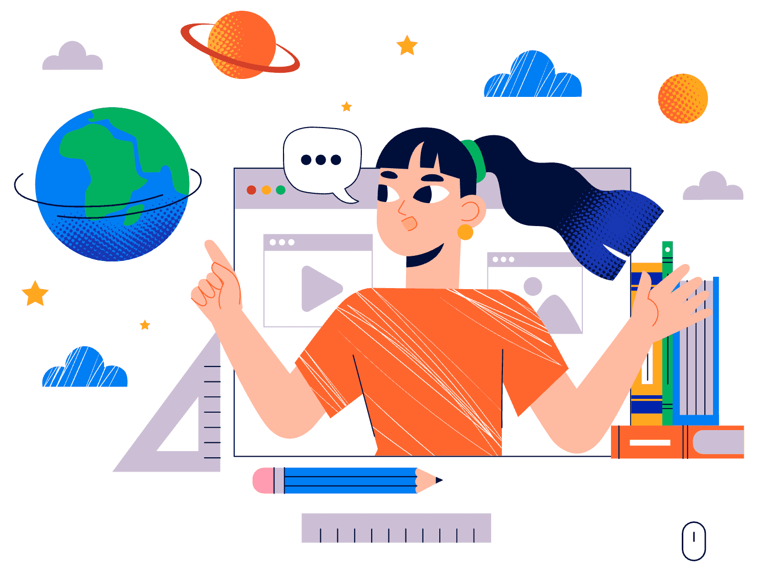 Child Learning Illustration